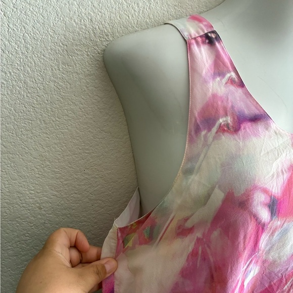 Cynthia Rowley 100% Silk Multicolors Abstract Dress 8 - Picture 6 of 16